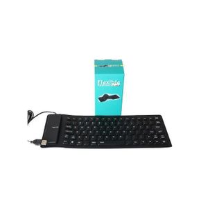 Flexible Full-Sized Keyboard - Black.