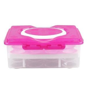 Other Plastic Double Egg Tray Storage - Pink