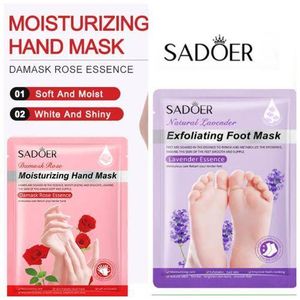 SADOER Foot Mask + Hand Mask Moisturizing Foot Mask, Hand Softening Mask