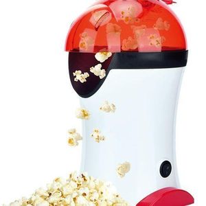 Electric Popcorn Maker Popper Machine - Red