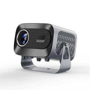High-Definition Portable Smart Projector with Adjustable Stand - Multicolor