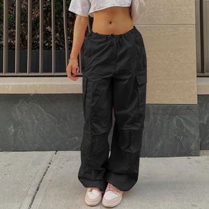 Streetwear Loose High Waist Baggy Jeans Y2K Aesthetic Vintage Wide Leg  Denim Pants Joggers Fashion Cargo Trou…