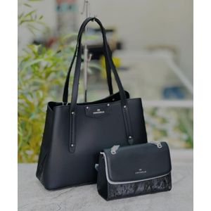 Black Chrisbella women's elegant handbag 