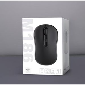 Mouse Pad M186 High-Precision Wireless Mouse - Rechargeable, Silent Clicks, Ergonomic, Universal Compatibility - for Laptops, PC, and Mac