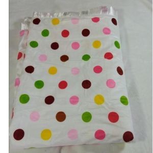 Warm Super Soft Baby Shawl Baby Receiver - White Dotted 