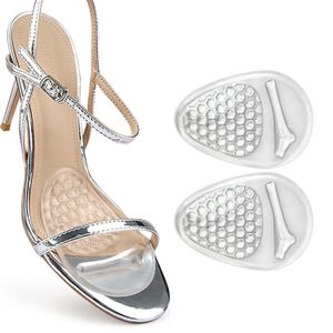 ShebSheb ShebSheb Women's Invisible Gel Insoles - Transparent Silicone High Heel Comfort Cushions