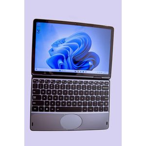 Diamond Refurbished Vertex  11inches touch screen foldable laptop Intel Celeron N100 processor 8gb ram  512 gb rom SSD Windows 11 Open 180 degrees.   Plus free Laptop  Hand Bag