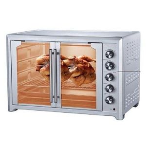 Sanford 100 Litres Double Glass Door Electric Oven Grill Toaster - Grey