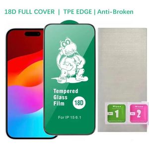 Universal Strong Airbag Glass Screen Protector For Iphone 14 14pro 14pro Max With Anti Breaking Edges And Full Glue