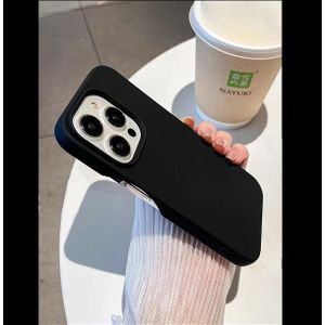 Slim Protective Silicone Phone Case – iPhone 15 Pro Max (Black)