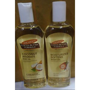 PALMER'S 2pc Cocoa Butter Formula Coconut hydrates & Moisturizes Softens  Body Oil with Vitamin E