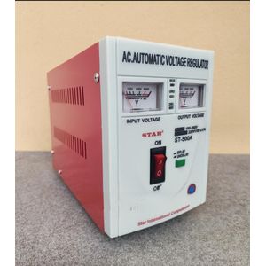Star Best Quality Voltage Stabilizer – Dual Meter Display- Automatic Voltage Regulator- Different Colors 