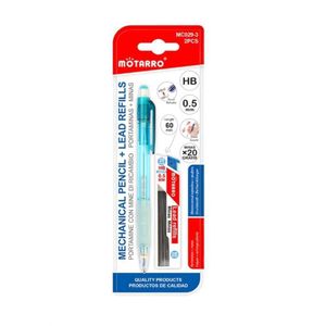 Motex Motaro High Quality Mechanical Pencil + 20 Pcs 60mm Lead Refills