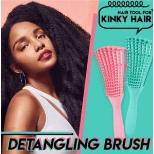 Durable Detangling Hair Brush,Hair Detangler Brush for Afro Kinky Hair 