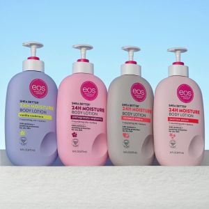 EOS Shea Better 24H Moisture Body Lotion Set – 4 × 473 ml (Vanilla, Pomegranate, Coconut, Jasmine)