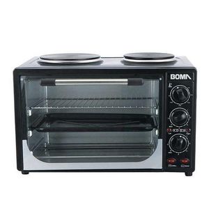 Boma 35L Electric Oven With Two Plates With 2 Burner Electric Toaster Oven For Bread- Black