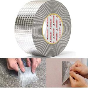 butyl adhesive aluminium waterproof heavy duty leakage repair flashing tape for roof water tank pipe leakage sealing leak windows sealant cheap duct patch tape 1 roll