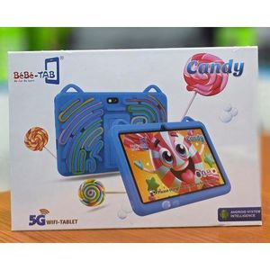 BEBE TAB  Candy 7inch WiFi 6GB ROM 256GB RAM Kids Baby Tablet With Free Gifts - Multicolor