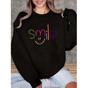 It Is What It Is – Smile Statement Sweatshirt,  Positive Mindset Casual Crewneck for men and women
