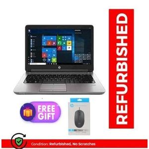 HP ProBook 640 – Intel Core i5, 8GB RAM, 500GB HDD – Black/Silver (Refurbished) + FREE Mouse