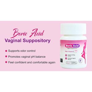 The Unbranded Brand Feminine suppositories boric Acid 