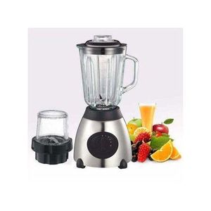 Blenderbottle High Speed Motor Stainless Steel Base Glass Jar Blender - Silver