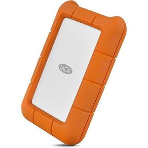 Lacie Rugged Thunderbolt USB-C 2TB External Hard Drive Portable HDD – USB 3.0 compatible, Drop Shock Dust Water Resistant, Mac and PC Computer Desktop Workstation Laptop, 1 Mo Adobe CC (STFS2000800) -Orange