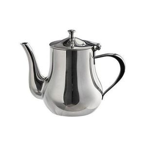 24oz Stainless Steel Tea Pot - Silver
