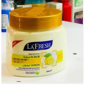 La Fresh Exfoliating Face And Body Scrub - Lemon 