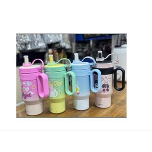  Tumbler With A Handle, Straw Lid, And Insulated Stainless Steel Designed For Travel And Can Be Used For Both Hot And Cold Drinks