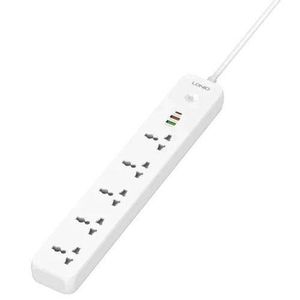 Ldino Versatile Power Extension Cord with Multiple Outlets and USB Ports