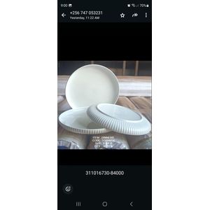 6 Pieces Of 8" Ceramic Soup Plates - Multicolor 