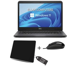 DELL 3000 Series Mini Laptop,Duo Core,64GB SSD,4GB RAM,11.6"Window 11 Pro-Gey/Black,Renewed