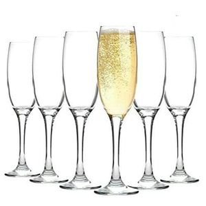 6 Pieces Of Wine/Champaign Glasses - Clear
