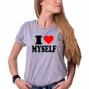 Rubanda-Mayonza I Love Myself Women's T-Shirt - Grey