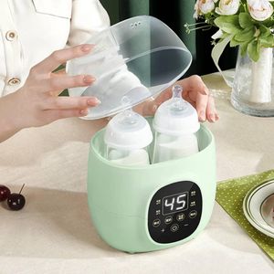 6 in 1 Electric Portable Baby Bottle Warmer Sterilizer For Milk Baby Bottle Fast Heater Warmer Mother Milk Multi-function Automatic Intelligent Thermostat  With LCD Temperature Display