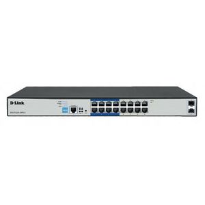 DGS-F1210-18PS-E 16-port Gigabit Long Range 250m PoE+ Smart Switch with 16 PoE ports, 2 SFP ports - DGS-F1210-18PS