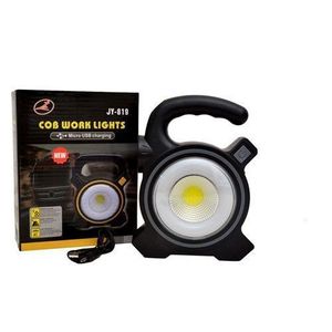 COB Light JY-819 USB Charging, Solar Charging Hanging Light - Black