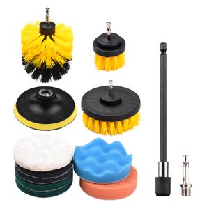 20Pcs/Set Drill brush power scrubber Brush Cleaning Kit Bathroom Surfaces  Tub, Shower, Tile,Toilet Drill Attachment Kit