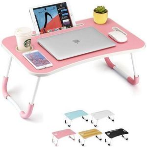 Multi-Functional Foldable Laptop/Bed Table - Multicolor