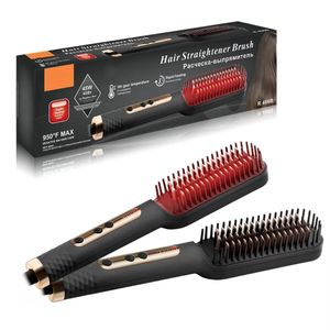 Hair straightener brush multi-colors 