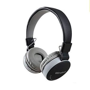 Original MS-881A Bluetooth Wireless Fully Dolby Headphones For PC And All Smartphones - Black,Grey
