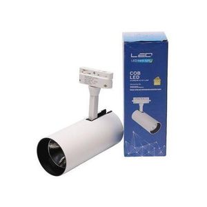 1 Piece Of Warm White LED Track Light Narrow Beam Angle Spot Light Focus Light Picture Light Indoor Light with Rotatable Head Perfect for Showrooms, Shops and Living Room ,Office & Hotel- Comes With 1 Piece Trackway line Track Rail