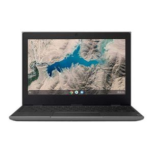 Lenovo 100e Refurbished Laptop, 4th Gen, 128GB SSD EMMC, 4GB RAM, WiFi - HDMI - 720p Camera - Bluetooth Black (6 Months WRTY) Small & Slim 