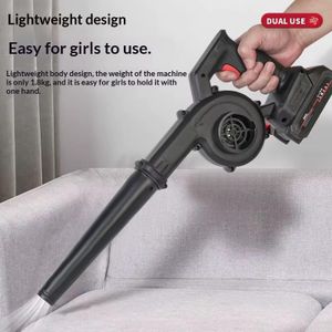 48VF cordless handheld electric blower and vacuum cleaner.