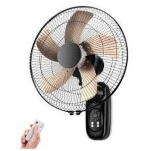 Sonashi "16 Inch Wall Fan With Remote Control And 3 Speeds -black