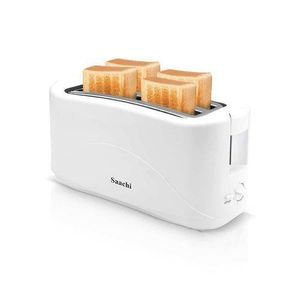 Saachi 4 Slice Electric Bread Toaster - White.