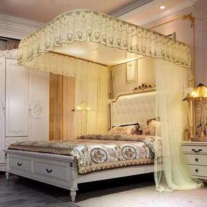Luxurious Mosquito Net With 2 Stand Rail Bed Net RA1 - Cream