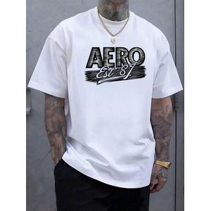 AERO Est. 87 – Classic Streetwear Graphic T-Shirt (White Edition