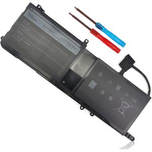 Type 9NJM1 44T2R MG2YH Laptop Battery Replacement for Dell Alienware 17 R4 R5 15 R3 R4 P31E P69F P31E001 P31E002 P69F001 P69F002 HF25D 01D82 546FF 0546FF HF250 0HF250 0MG2YH 99Wh 11.4V 6 Cell